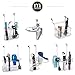 mDesign Metal Bathroom 2 Section Storage Tool Organizer Basket Tray - Hang Over Cabinet Door - Storage for Hair Dryer, Straightener, Curling Iron, Styling Products - Concerto Collection - Chrome
