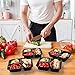 SupperSet Meal Prep Containers with Lids (21-pack) 3 Compartment Bento Box | 36 oz. Stackable, Certified BPA-Free, Portion Control | Reusable, Durable | Microwave, Freezer & Dishwasher Safe