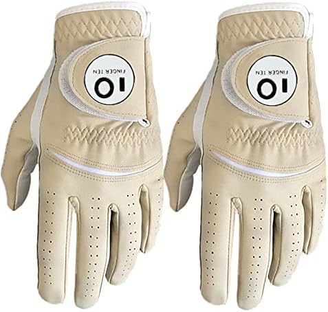 Golf Gloves Men Left Right Hand Rain Hot Wet Grip Value 2 Pack, Black White Blue Brown Red All Weather in Size Small Medium ML Large XL Golf Gloves Men Left Right Hand Rain Hot Wet Grip Value 2 Pack, Black White Blue Brown Red All Weather in Size Small Medium ML Large XL