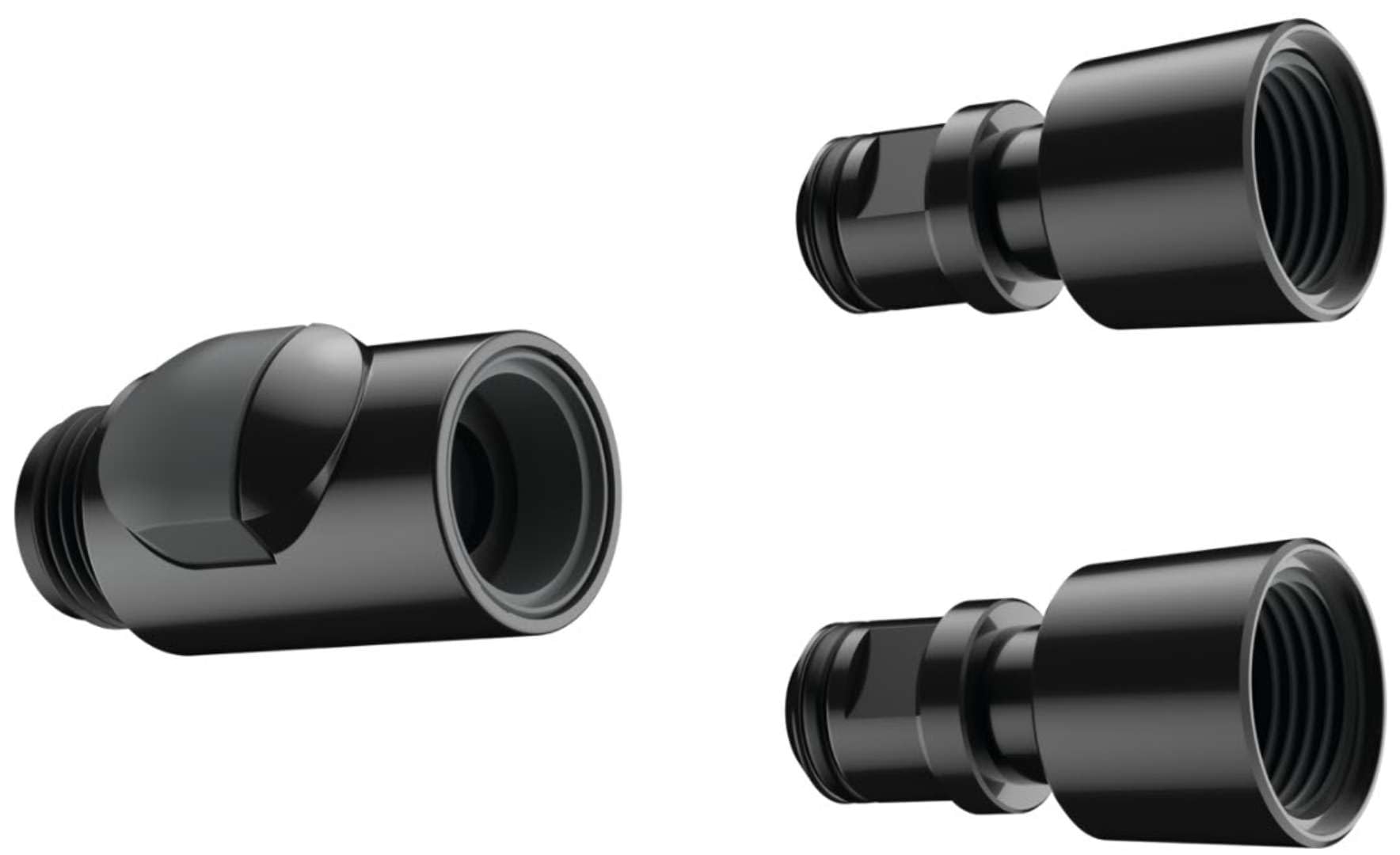 hansgrohe Spare part, quick coupling, black, (pack of 1 including these 3 pieces)