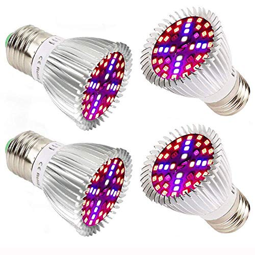 Photo 1 of Esbaybulbs 40W LED Grow Light Bulbs E26 4 Pack, Full Spectrum Grow Lamp Red Plant Light for Hydroponics Greenhouse Indoor Plants