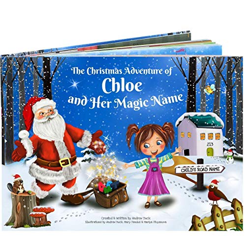 Personalized Kids Christmas Story Book - Totally Unique - Great Stocking Filler for Children