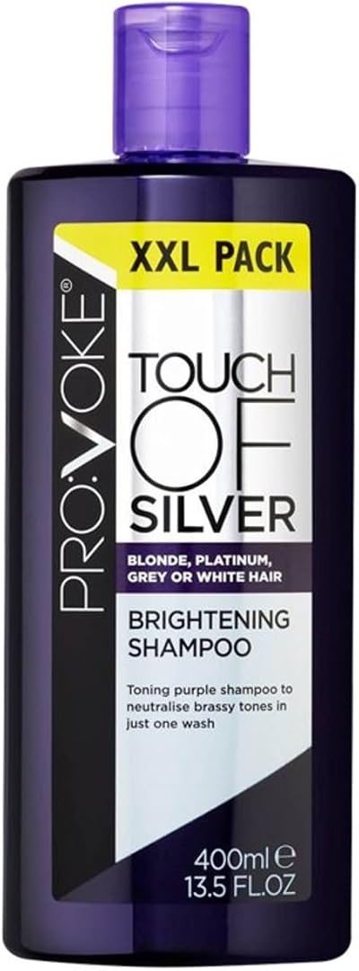 PRO:VOKE Touch of Silver XXL Brightening Purple Shampoo 400ml Blonde Toning
