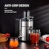 Juicer-Bagotte-Upgraded-800W-23500Rmin-MAX-Speed-Large-Juicer-Machine-85mm-Wide-Mouth-for-Whole-Fruit-and-Vegetable-Dual-Speed-Setting-Easy-to-Clean Juicer, Bagotte Upgraded 800W 23500R/min MAX Speed Large Juicer Machine, 85mm Wide Mouth for Whole Fruit and Vegetable, Dual Speed Setting, Easy to Clean