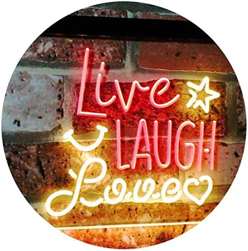 Advpro Live Laugh Love Bedroom Display Gift Dual Color Led Neon