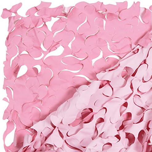 Pink 2 Tone Camouflage Netting, 10ft x 10ft - Pink Camo Netting, Fire Retardant,