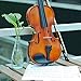 Professional 4/4 Full-size Hand-made Ebony Violin, Suitable for Professional Students and Beginners, Including Bow, Rosin, Strings, and Case.