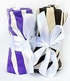 Turbie Twist Microfiber Hair Towel (2 Pack) Zebra