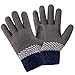 LETHMIK Thick Winter Knit Gloves Mens&Womens Warm Fleece Lined Unique Knitted Gloves Grey