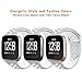 DEKER Bands Compatible with Fitbit Versa/Versa Lite/SE Smartwatch Bands, Breathable Soft Silicone Adjustable Replacement Bracelet Strap Wristbands (Small 5.5-6.7