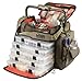Wild River by CLC Custom Leathercraft WT3702 Tackle Tek Frontier Lighted Handle Bar Fishing Tackle Bag, 5 PT3700 Trays