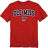 Official Collegiate Arch Logo Secondary Unisex Adult T Shirt Collection 1