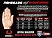 Renegade GK Fury Sub-Z Goalie Gloves with Pro-Tek Finger Savers | 4mm Giga Grip & 4mm Duratek | White, Blue, Silver, Black Soccer Goalkeeper Gloves (Size 8, Youth-Adult, Roll Cut, Level 4)