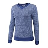 HARBETH Women's Fashion Soft French Terry Long Sleeve Pullover Sweatshirt Jacket