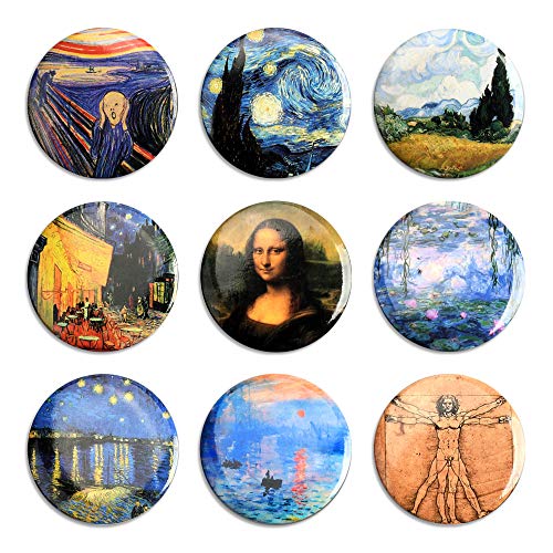 HangDone Fridge Magnets 1.57" Frame Buttons for Refrigerator 9-Pieces - Thumbnail 4