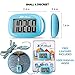 3DFitBud Simple Step Counter Walking 3D Pedometer with Lanyard, A420S (Blue)