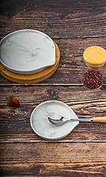 Spoon Rest,Ceramic Spoon Rest for Kitchen Counter