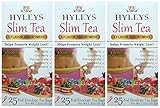 Hyleys 100% Natural Slim Tea 5 Flavor Assortment (Pack of 3)
