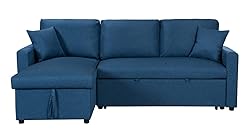 Favfurish 82'' L-Shape Convertible Sleeper