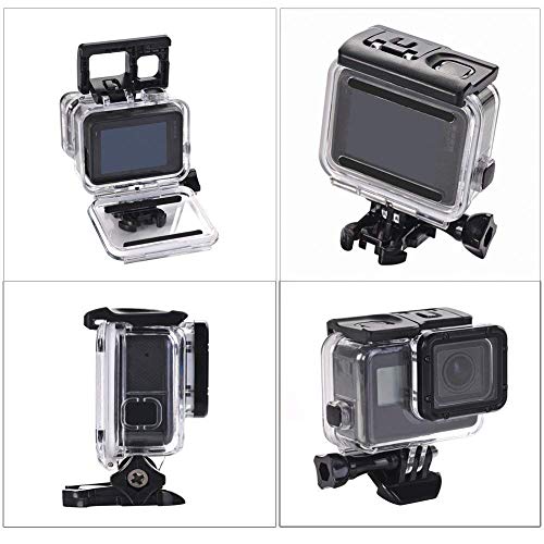 Waterproof Housing Case for Gopro Hero7 Silver Hero7 White, with Anti Fog Inserts Accessories Suitable for Underwater Diving Photography 45M Protective Shell - Thumbnail 3