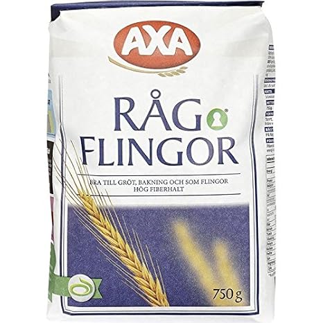 Axa Ragflingor - Rye Flakes 750G - Pack Of 6 (721865970597)