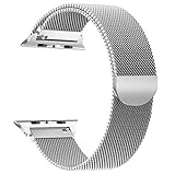 yamen Compatible for Apple Watch Band 38mm 40mm Women Milanese Loop for iwatch Band Series 2 Series 3 Series 4 Silver
