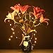 TenSteed Fairy String Lights, 2 Pack Fairy Lights Battery Operated 7.2 ft 20 LED Mini String Lights Waterproof Copper Wire Firefly Starry Lights for Wedding Bedroom Party Christmas Decor(Warm White)