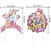 2 Pack Jojo Siwa Bow Unicorn Cake Topper,Jojo Siwa Cupcake toppers Birthday Party Supplies Decoration for Kids