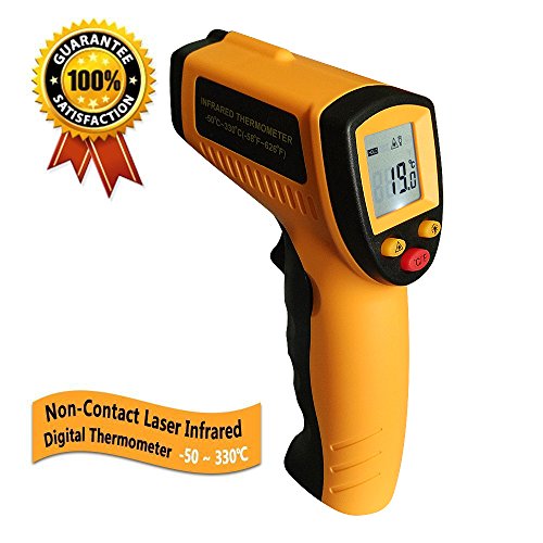 Digital infrared thermometer acuker non-contact laser i…