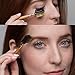 Makeup Brush Set - Beautiful Compact Bamboo Case Perfect for at Home, Purse & Travel with 5 Brushes for Blush/Bronzer, Eye Shadow, Lip Liner, Eyebrow/Eyelash, Concealer. All in One Make Up Brushes Kit