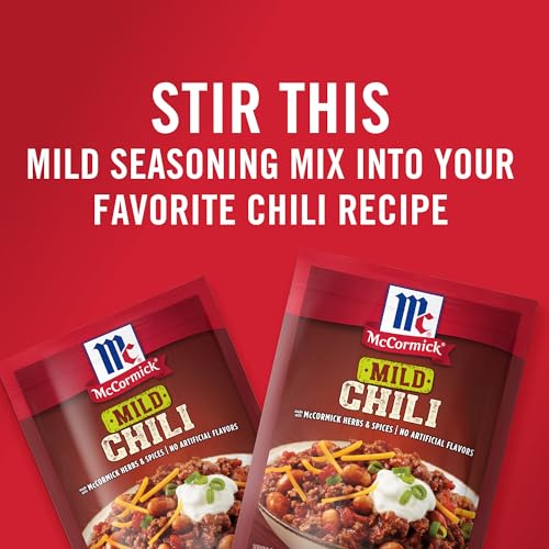 MCCORMICK CHILI SEASONING MIX PACKET, MILD, 1.25 OZ
