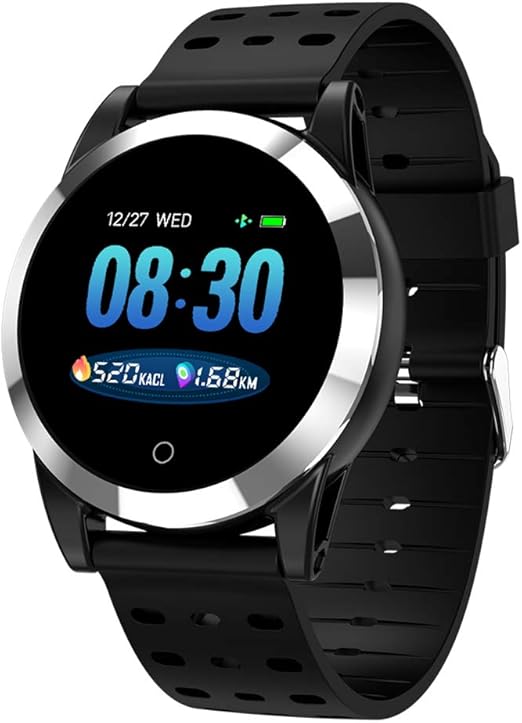 Smart Watch Hombres Mujeres Reloj Inteligente Redondo, rastreador ...