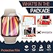 Skinomi TechSkin [6-Pack] (Edge to Edge) Clear Screen Protector for Apple Watch Series 4 (44mm) [Full Coverage] Anti-Bubble HD TPU Film