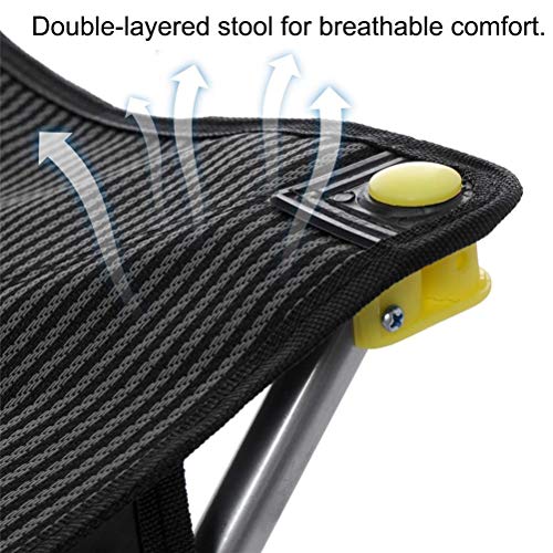 Hbao Outdoor Lightweight Folding Camping Angelstuhl Sitz Tragbare Strandgarten Garten Outdoor Freizeit Picknick Strand… – Bild 6