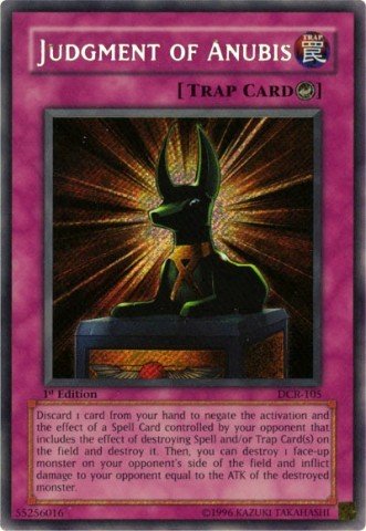 Yu-Gi-Oh! - Judgment of Anubis (DCR-105) - Dark Crisis - Unlimited Edition - Secret Rare