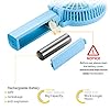 EasyAcc-Handheld-Electric-USB-Fans-Mini-Portable-Outdoor-Fan-with-Rechargeable-2600-mAh-Foldable-Handle-Desktop-for-Home-and-Travel-Blue EasyAcc Handheld Electric USB Fans Mini Portable Outdoor Fan with Rechargeable Battery Foldable Handle Desktop for Home…