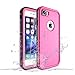 Cozycase Waterproof Case for iPhone 8 /iPhone 7, Shockproof Full-Body Rugged Case with Built-in Screen Protector for Apple iPhone 8/7 / SE2020 -(Pink)