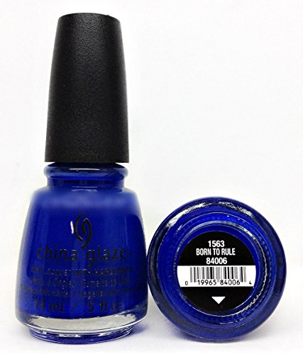 China Glaze Nail Polish, Born To Rule, 0.5 Fluid Ounce