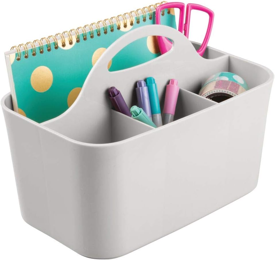 Desks Pencils 2 Pack mDesign Small Office Storage Organizer Utility