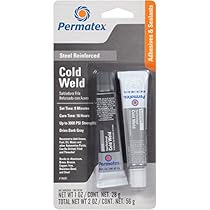Permatex 14600 Cold Weld Bonding Compound, Two 1 oz. Tubes