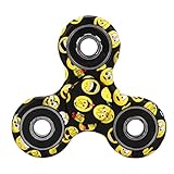 Oksale Emoji Smile Tri-Spinner Fidget Hand Spinner Camouflage Multi-Color, EDC Focus Toys For Kids & Adults