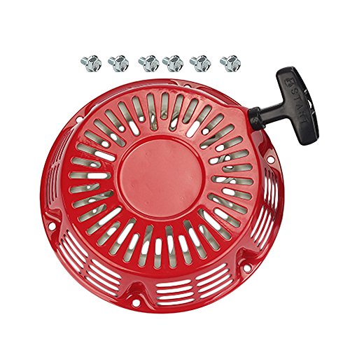 HIPA Recoil Starter with Mounting Bolt for Chicago Electric Predator 60340 60349 69736 69671 68530 68525 66603 69672 13hp-16hp 420cc 5500 6500 7000 Watt Gas Generator