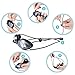 TAGVO 2 Pack Goggle Bungee Strap Kit, Replacement Swimming Goggle Strap - Adjustable, Stretchable, Lightweight, Universal Size