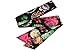 Zeagoo Women's 3/4 Sleeve A-line Stretchy Floral Casual Cocktail Dress, Black Floral, XX-Large