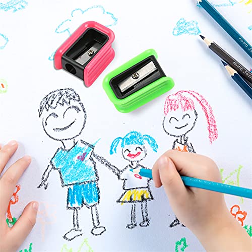 AFAN Small Pencil Sharpeners，Manual Pencil Sharpener，24 Pack Single