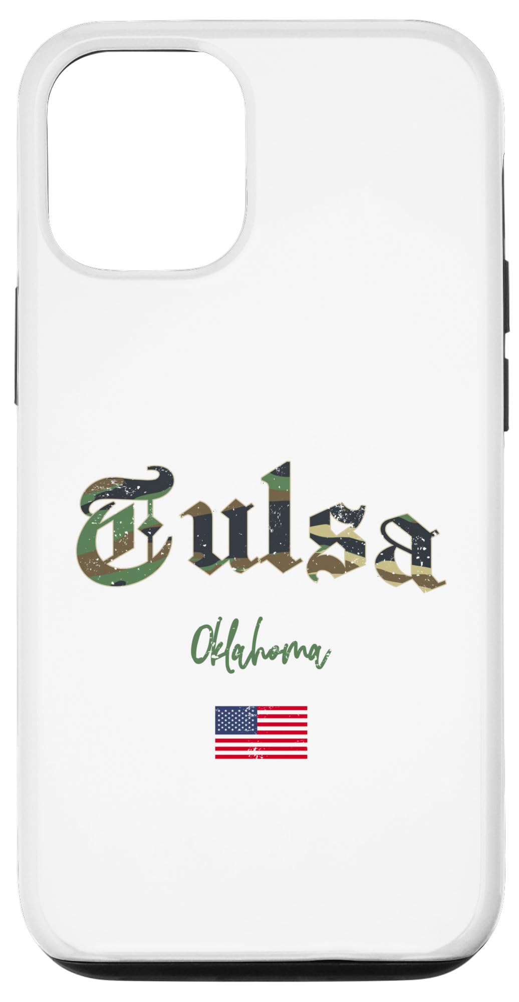 iPhone 15 Tulsa Gothic Design Camouflage Version Case