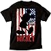 Disney Men's Mickey Mouse American Flag Graphic T Shirt
