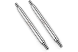 Zolikar RC Stainless Steel Suspension Links Chassis Linkage Set 85mm for 1/10 Scale SCX10 TRX4 RC Crawler