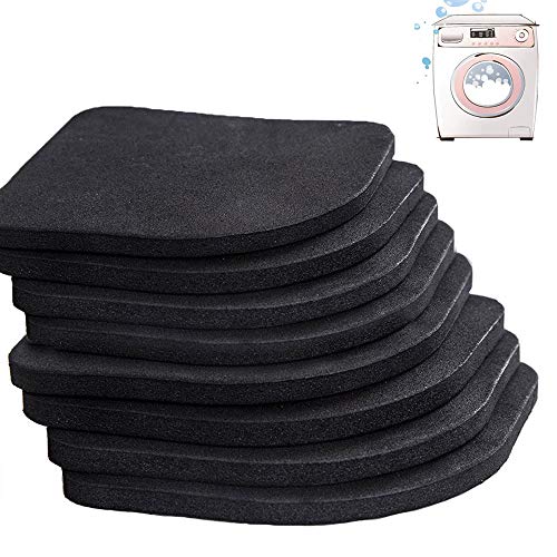 OSOF 8Pcs/Pack Multifunctional Anti-Vibration and Anti-Walk Pads Washing Machine Foot Pads Dryer Refrigerator Floor Protector, Ideal for Vibration Reduction and Shock Absorber Non-Slip