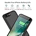iPhone 8 Plus 7 Plus Battery Case, iPosible 8500mAh Rechargeable Battery Pack Charging Case for iPhone 7 Plus/8Plus (5.5 inch) Extended Battery Power Bank Portable Charger Case-Black